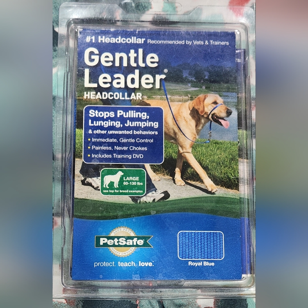 Gentle Leader Headcollar, Large 60-130lbs